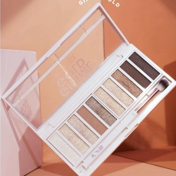 Flower Cosmetics Shimmer & Shade 10 Shade Eyeshadow Palette in “Gimme Gold” NEW - Picture 4 of 4